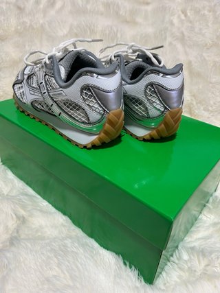 Sneakers Bottega Veneta Argento Taglia 39