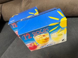 2 Scatole di Bicchieri Arcoroc 2x 6 Acqua e 6 Vino
