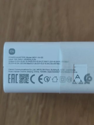 Cargador Xiaomi 120W Hyper Charge + Cable 6A