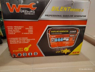 Generador Eléctrico SILENTW8500-3