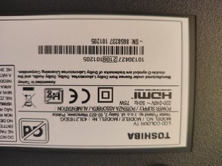Placa T-Con Toshiba 43L2163DG N2TP430FHDLV2D-F
