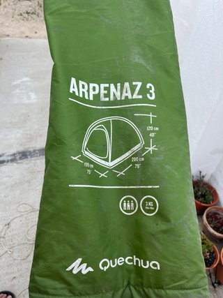 Tienda de campaña 3 personas