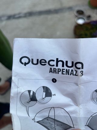 Tienda de campaña 3 personas