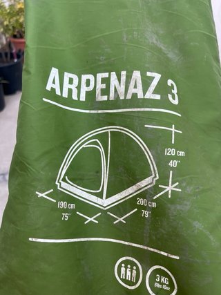 Tienda de campaña 3 personas