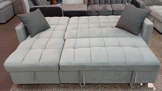 Sofá Cama Kris, Terciopelo. Cómodo. ¡Oferta!