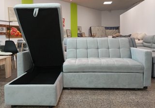 Sofá Cama Kris, Terciopelo. Cómodo. ¡Oferta!
