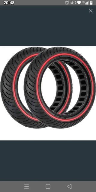 Ruedas patinete eléctrico anti pinchazo