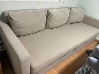 Sofá Cama 3 Plazas IKEA FRIHETEN BEIGE