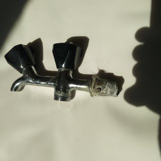 Grifo doble pared para lavadora