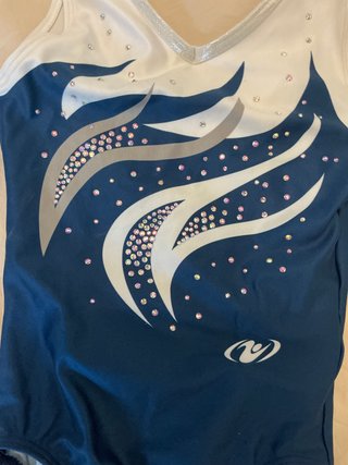 Traje Gimnasia Brillante Talla 12-13