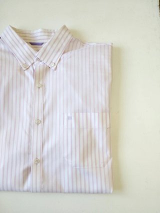 Camisa Pedro del Hierro rayas rosa y blanco
