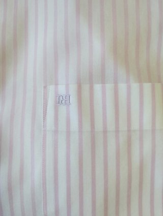 Camisa Pedro del Hierro rayas rosa y blanco