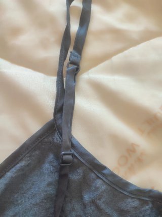 Top Intimissimi lino seta blu