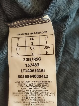 Top Intimissimi lino seta blu