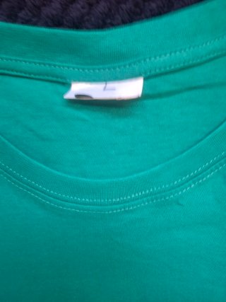 Camiseta Manga Corta Verde Azulado