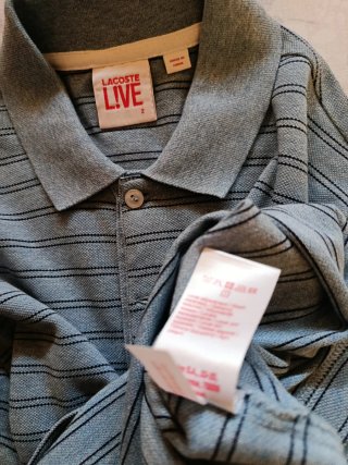 Polo Lacoste Live Rayas Talla S