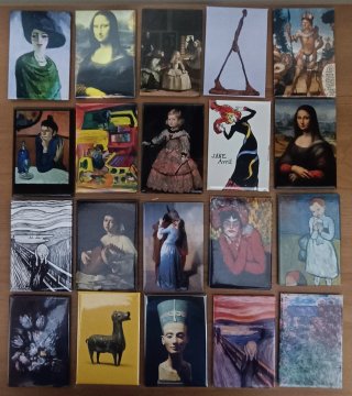 Imanes de Obras de Arte Famosas