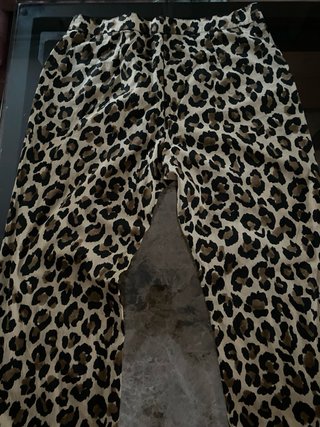 Pantalones Zara Estampado Animal