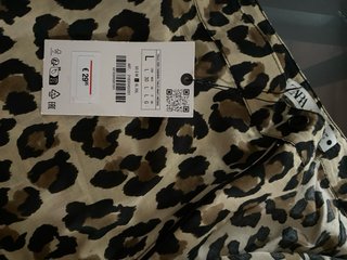 Pantalones Zara Estampado Animal