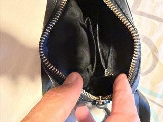 Bolso bandolera Yanko negro y verde