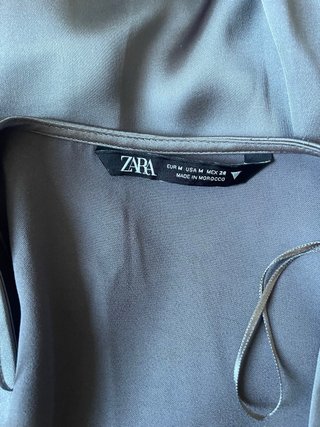 Vestito Zara grigio/argento