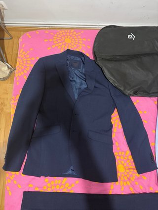 Traje azul completo