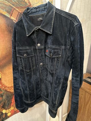 Chaqueta Diesel ante azul XXL