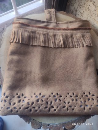 Funda antelina para libro, agenda, ebook.