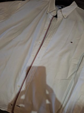 Camisa Tommy Hilfiger Blanca Talla 4XL