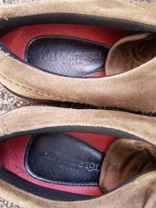 Scarpe uomo scamosciate beige/marrone delmare 1911
