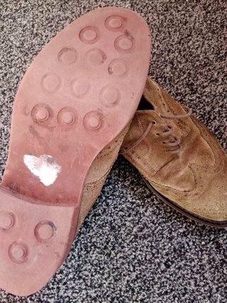 Scarpe uomo scamosciate beige/marrone delmare 1911