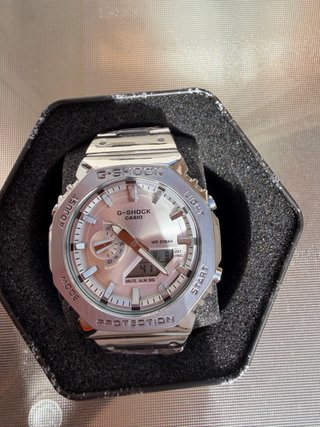 Reloj Casio G-Shock gm-2100 Plateado