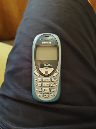 Teléfono Móvil Siemens C55 Azul/Gris