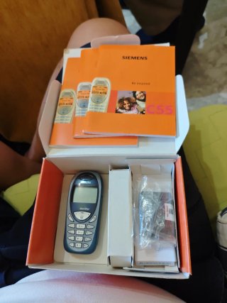 Teléfono Móvil Siemens C55 Azul/Gris