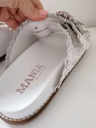 Ciabatte Mania donna vera pelle tg 39