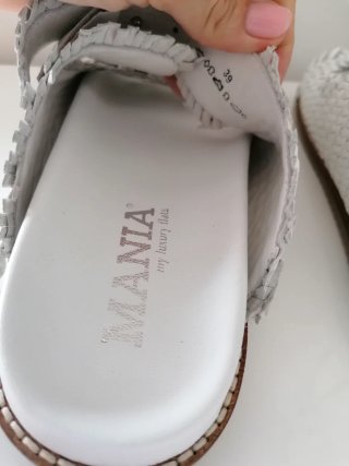 Ciabatte Mania donna vera pelle tg 39