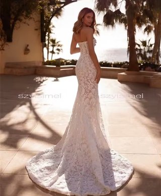 Vestido Novia Sexy Glamour Talla S