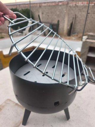 Barbacoa portátil negra