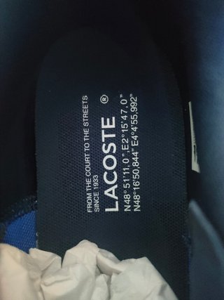 Zapatillas Lacoste Talla 43