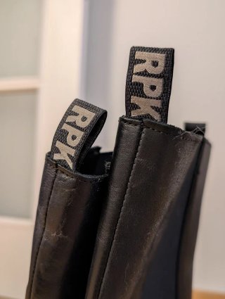 Botas altas negras plataforma