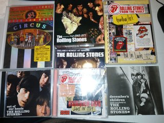 Lote Rolling Stones-Singles box, RR Circus...