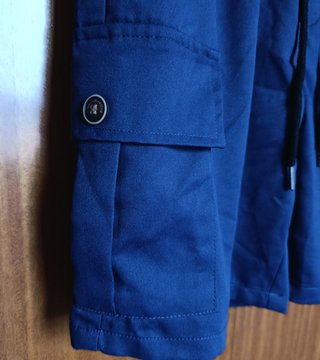 Bermuda cargo azul marino Shein talla S hombre