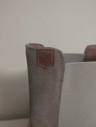 Botines Popa Serraje Beige