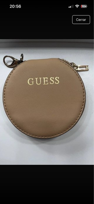 Monedero Guess Beige Redondo