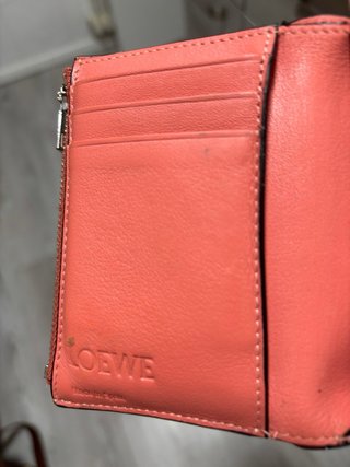 Cartera Loewe Beige y Rosa