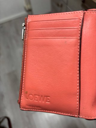 Cartera Loewe Beige y Rosa