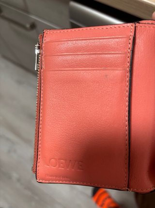 Cartera Loewe Beige y Rosa