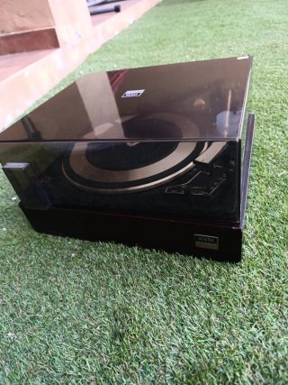 Tocadiscos Vieta Garrard Negro/Plata