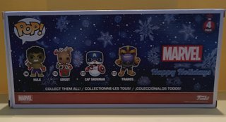 FUNKO NAVIDAD 4 FIGURAS MARVEL NAVIDEÑAS