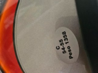Casco Moto SHIRO GHOST Naranja/Plata